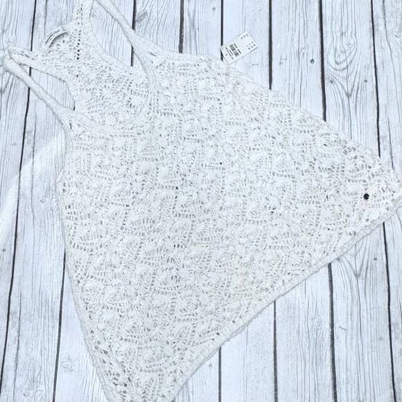 NWT Abercrombie & Fitch Crocheted Tank Size Medium - Picture 1 of 3